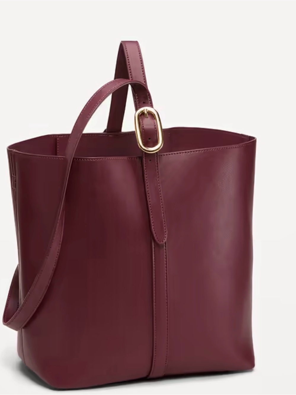 Old Navy Medium Carrie Tote Bag Burgundy Reddy Or Not